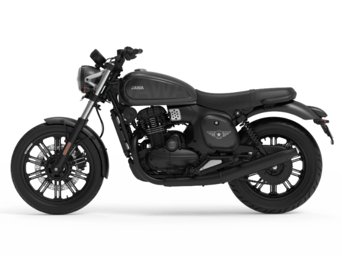 Jawa 42 FJ All Stars Matte Black with Black Clad