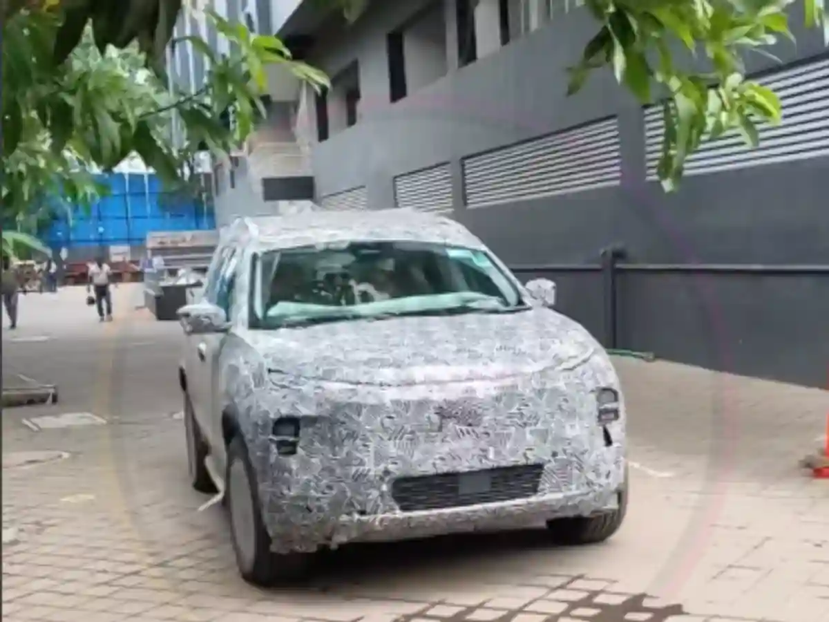 Tata Safari EV Spotted Again
