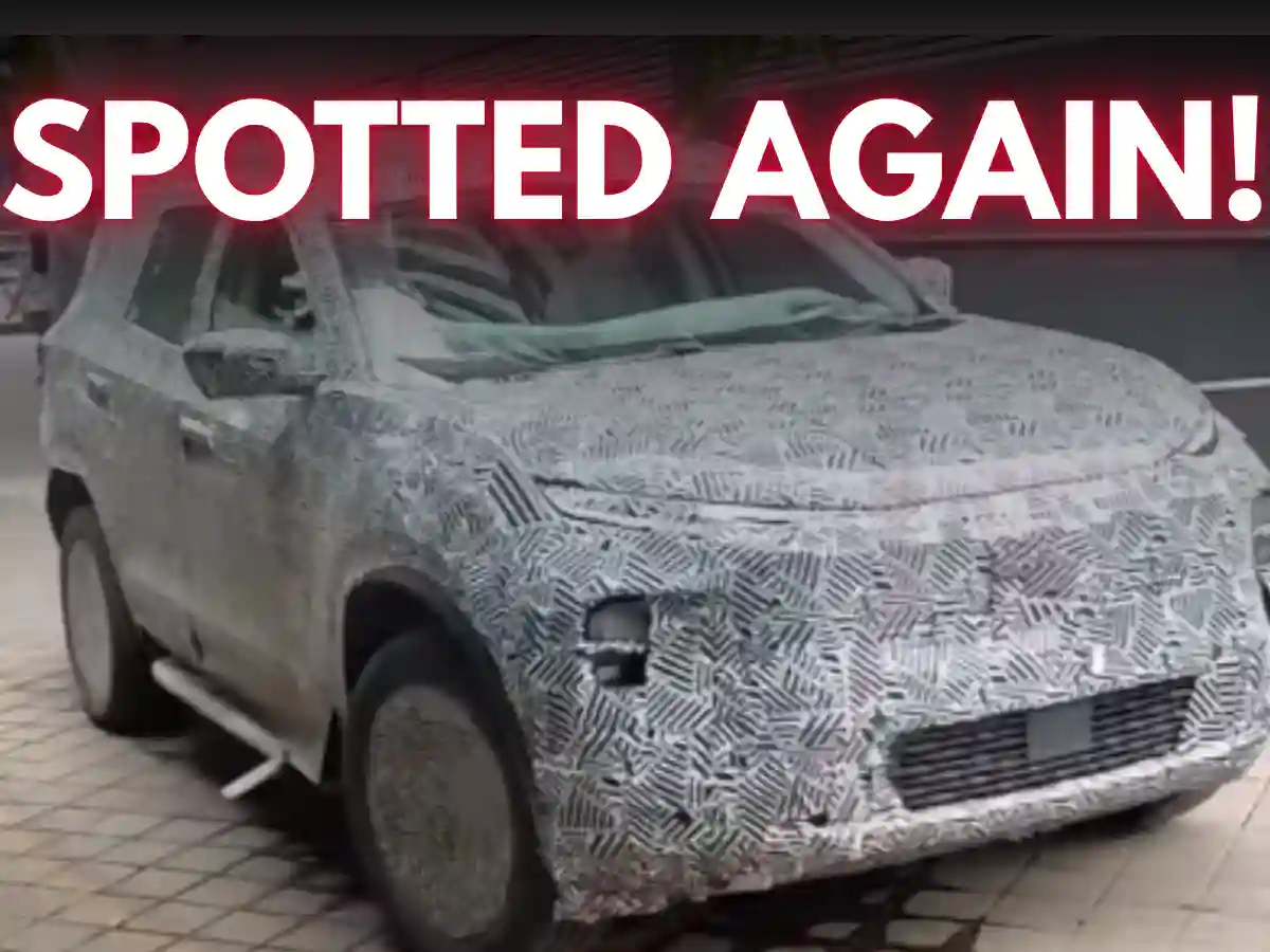 Tata Safari EV Spotted